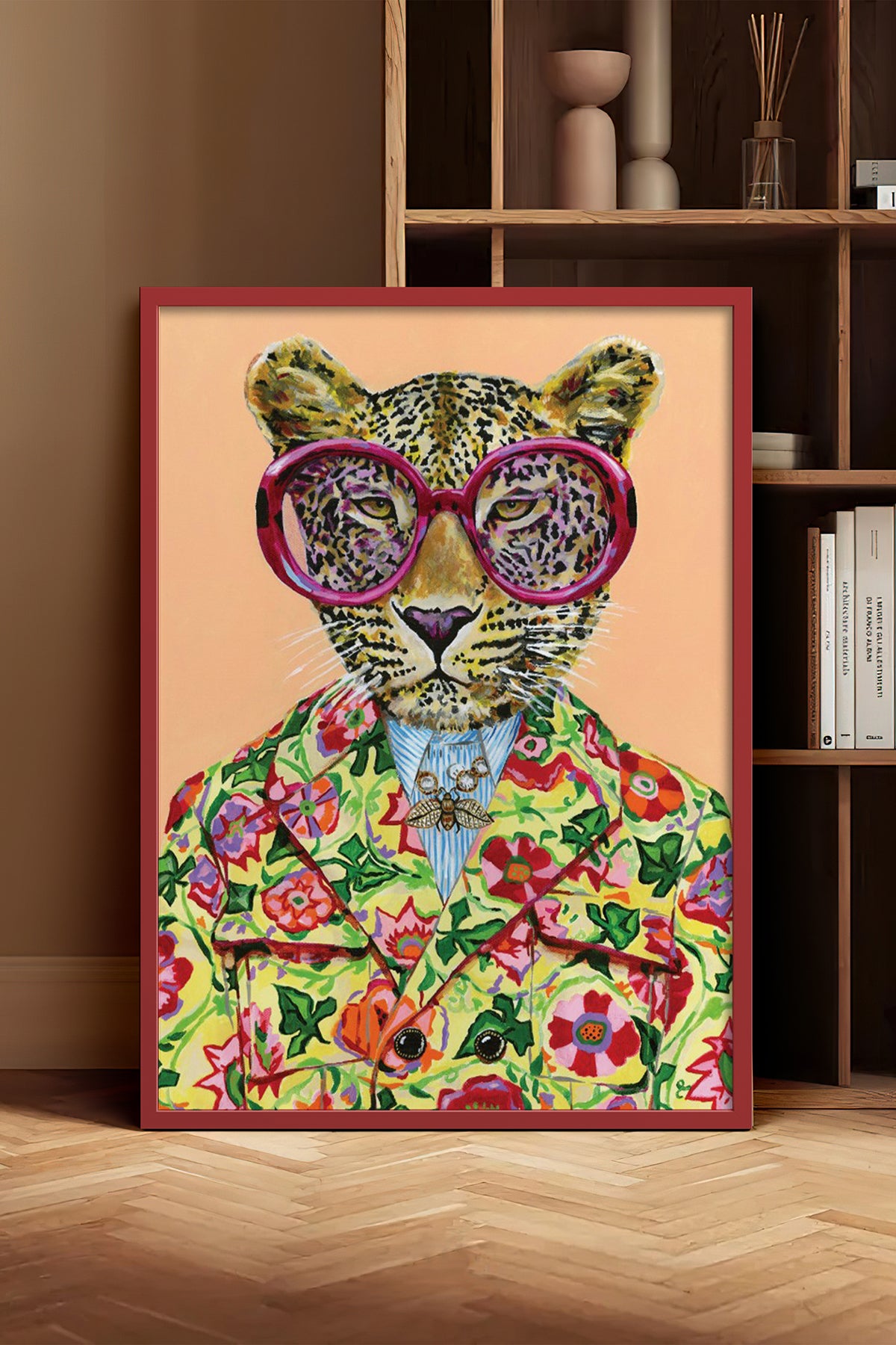 HOMEPACK Ahşap Çerçeveli Tablo Çerçeveli Poster Sanatsal Modern Duvar Dekoru BEK-8125
