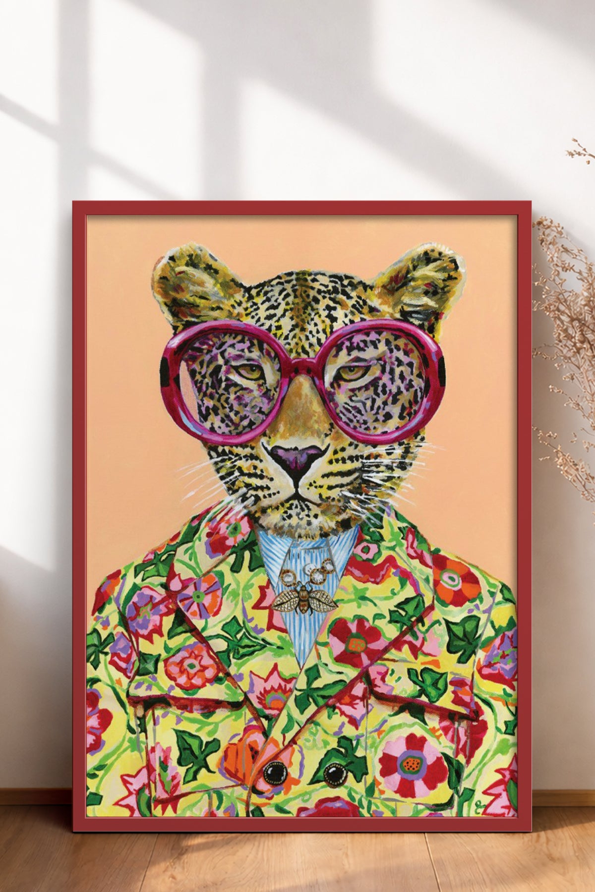 HOMEPACK Ahşap Çerçeveli Tablo Çerçeveli Poster Sanatsal Modern Duvar Dekoru BEK-8125