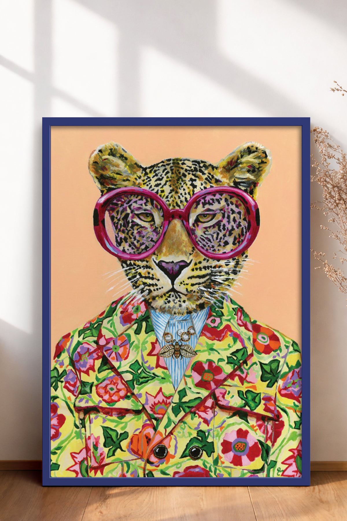 HOMEPACK Ahşap Çerçeveli Tablo Çerçeveli Poster Sanatsal Modern Duvar Dekoru BEK-8125