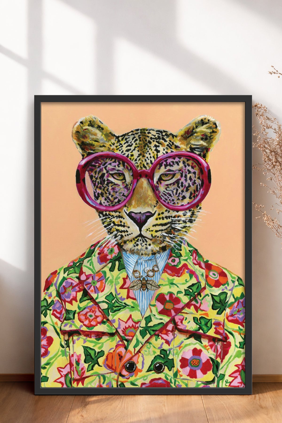 HOMEPACK Ahşap Çerçeveli Tablo Çerçeveli Poster Sanatsal Modern Duvar Dekoru BEK-8125