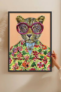 HOMEPACK Ahşap Çerçeveli Tablo Çerçeveli Poster Sanatsal Modern Duvar Dekoru BEK-8125