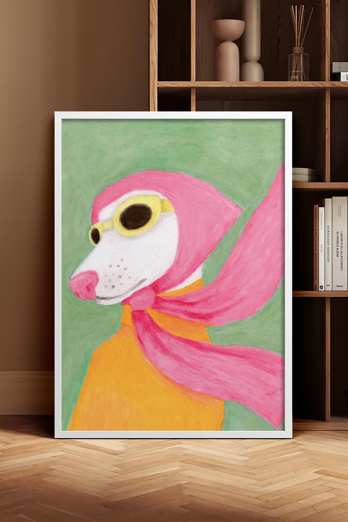 HOMEPACK Ahşap Çerçeveli Tablo Çerçeveli Poster Sanatsal Modern Duvar Dekoru BEK-8126