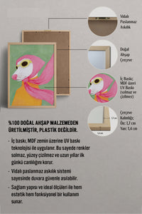HOMEPACK Ahşap Çerçeveli Tablo Çerçeveli Poster Sanatsal Modern Duvar Dekoru BEK-8126