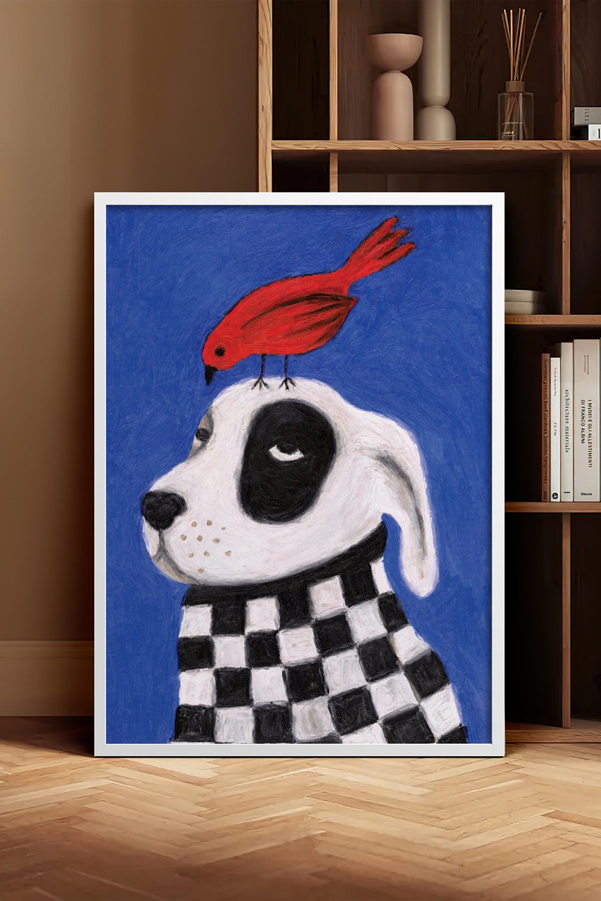 HOMEPACK Ahşap Çerçeveli Tablo Çerçeveli Poster Sanatsal Modern Duvar Dekoru BEK-8127
