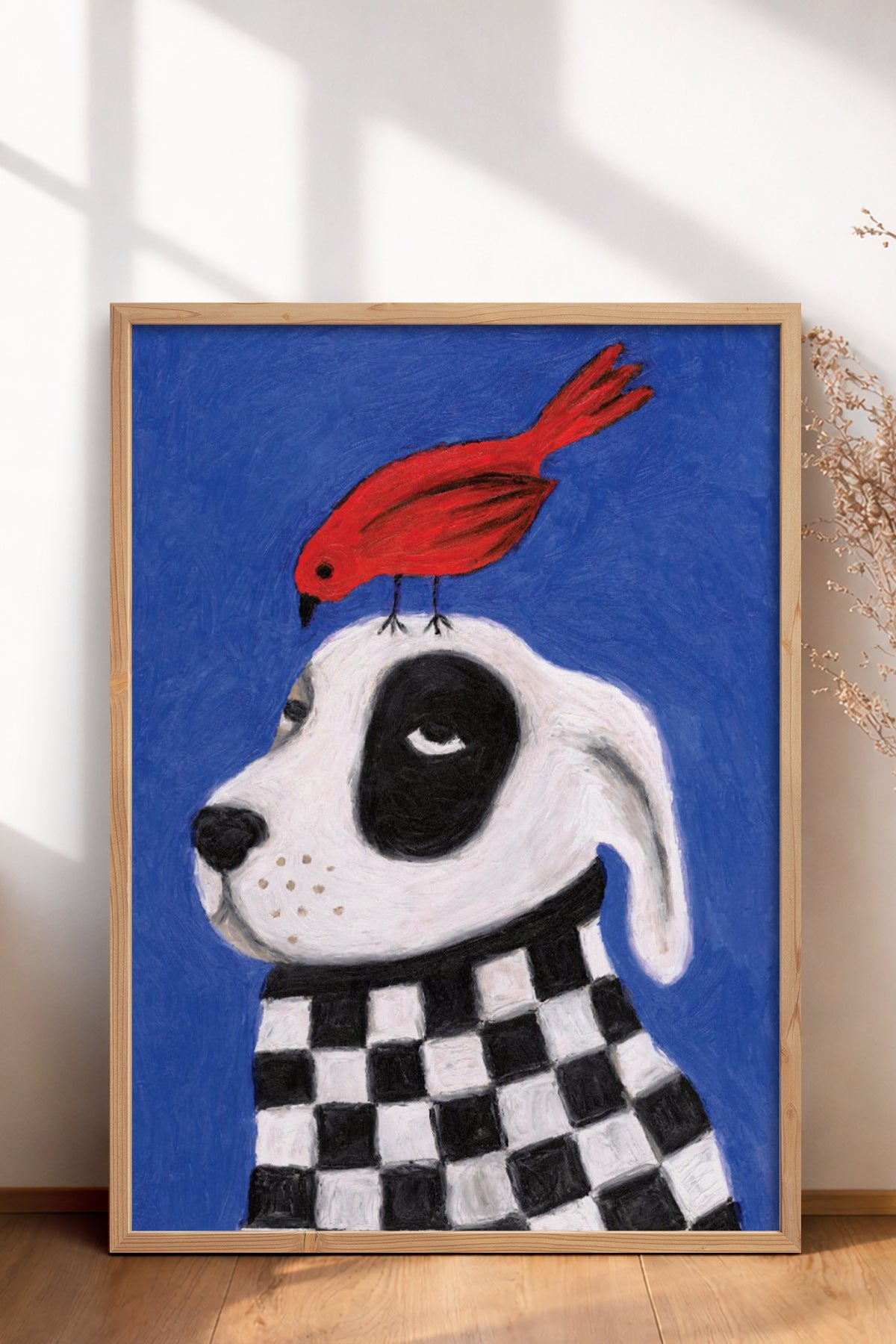 HOMEPACK Ahşap Çerçeveli Tablo Çerçeveli Poster Sanatsal Modern Duvar Dekoru BEK-8127