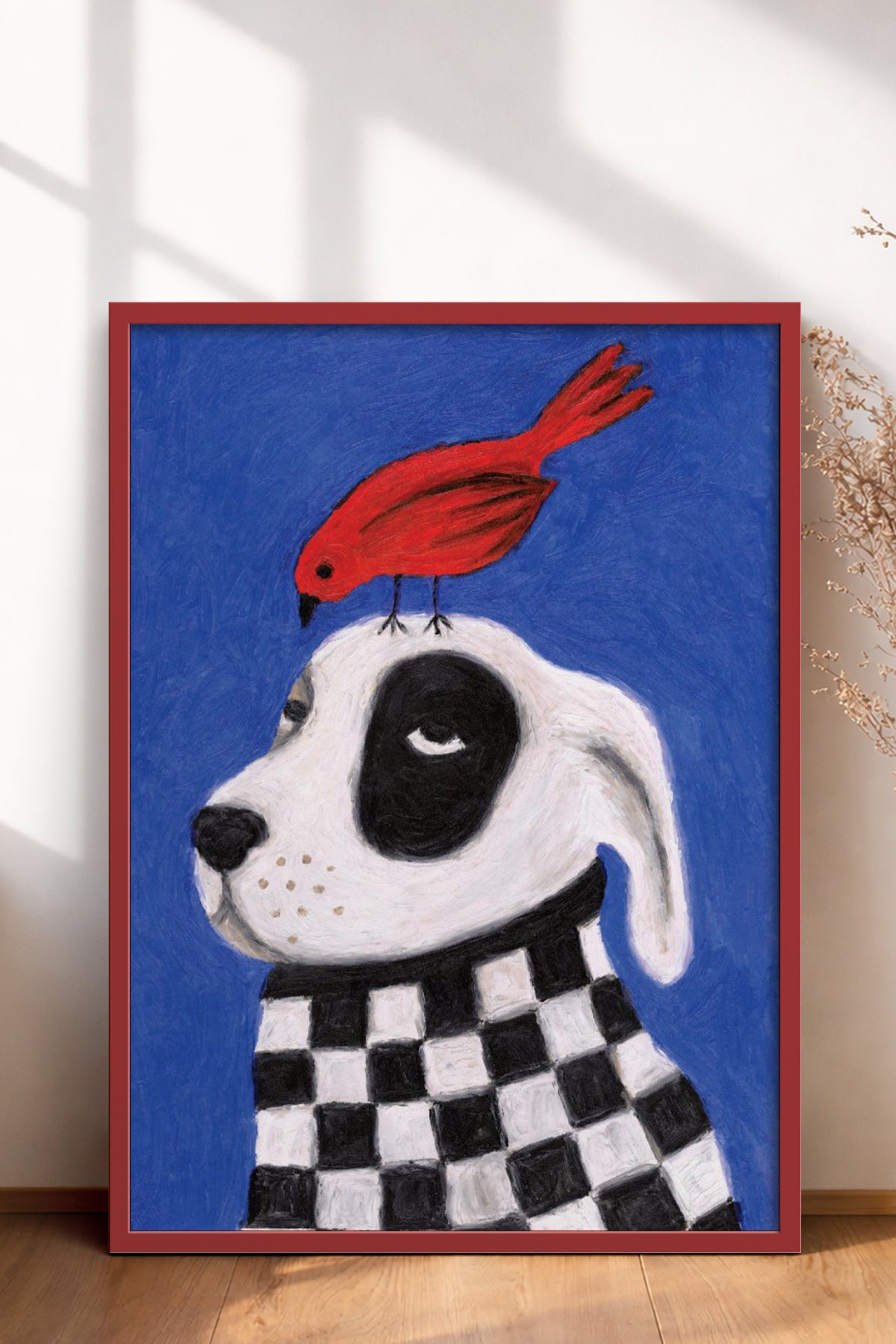 HOMEPACK Ahşap Çerçeveli Tablo Çerçeveli Poster Sanatsal Modern Duvar Dekoru BEK-8127