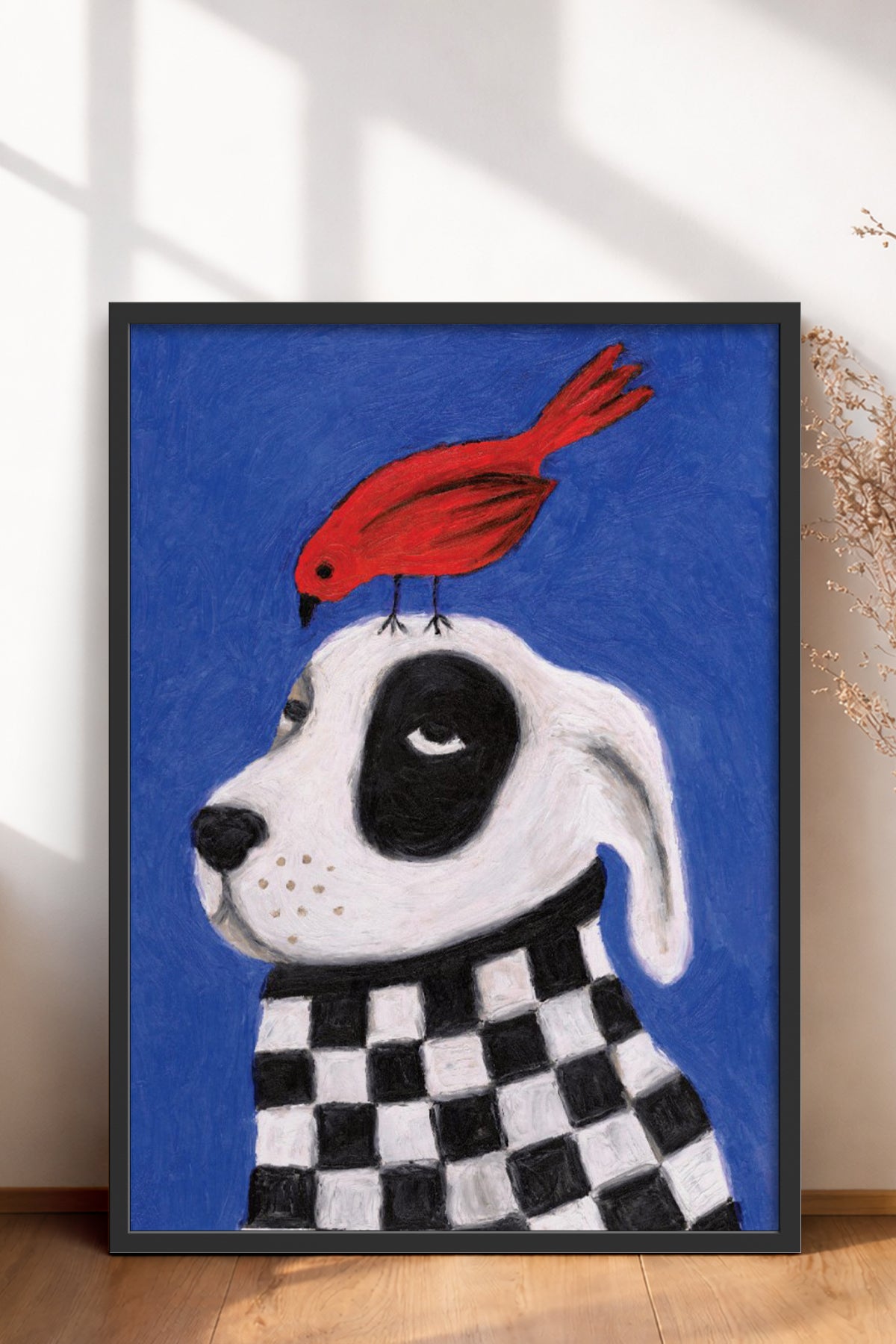 HOMEPACK Ahşap Çerçeveli Tablo Çerçeveli Poster Sanatsal Modern Duvar Dekoru BEK-8127