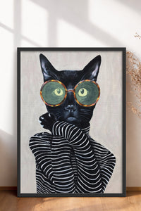HOMEPACK Ahşap Çerçeveli Tablo Çerçeveli Poster Sanatsal Modern Duvar Dekoru BEK-8128