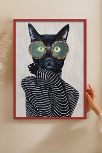 HOMEPACK Ahşap Çerçeveli Tablo Çerçeveli Poster Sanatsal Modern Duvar Dekoru BEK-8128