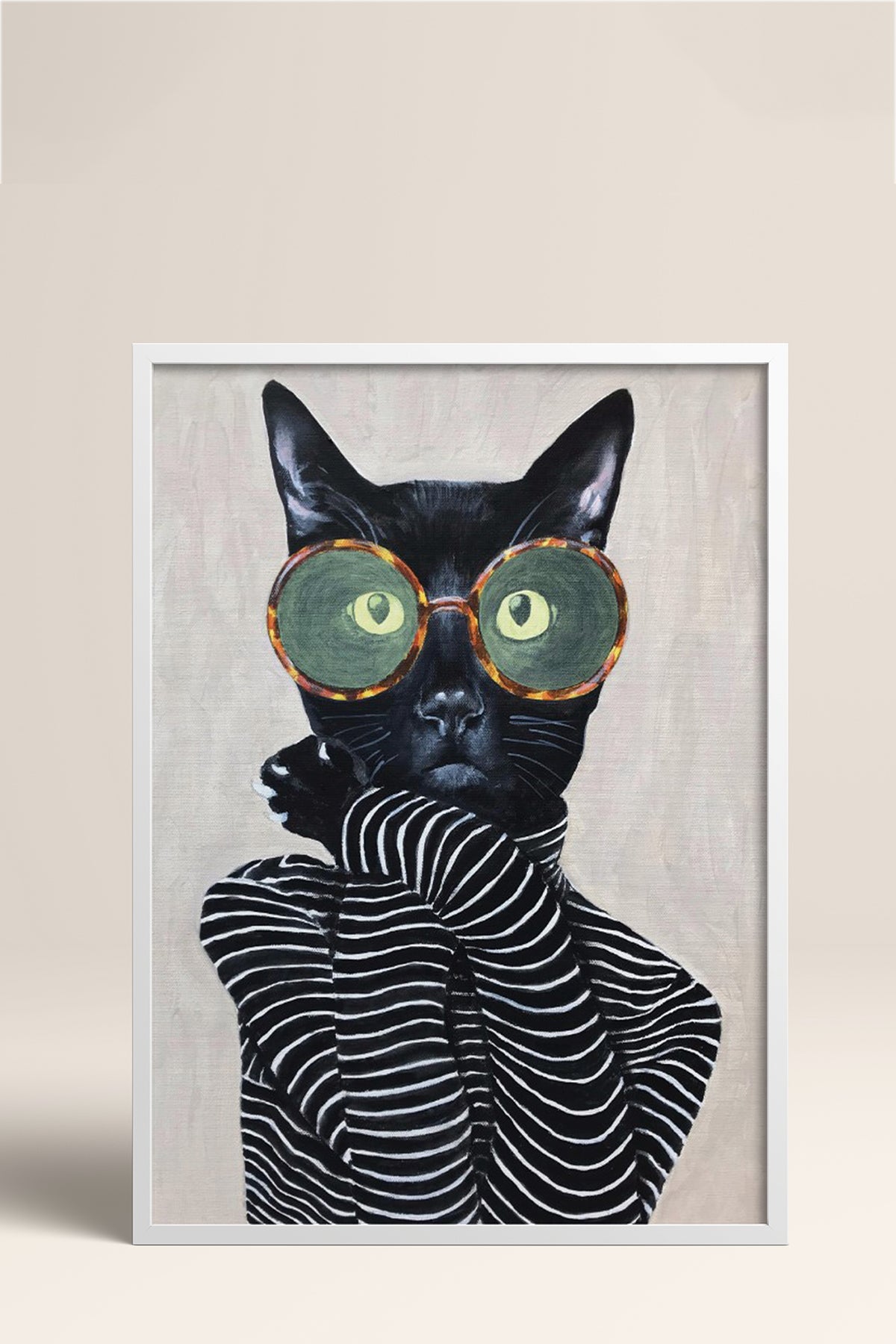 HOMEPACK Ahşap Çerçeveli Tablo Çerçeveli Poster Sanatsal Modern Duvar Dekoru BEK-8128