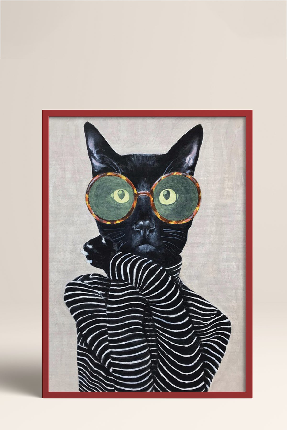 HOMEPACK Ahşap Çerçeveli Tablo Çerçeveli Poster Sanatsal Modern Duvar Dekoru BEK-8128