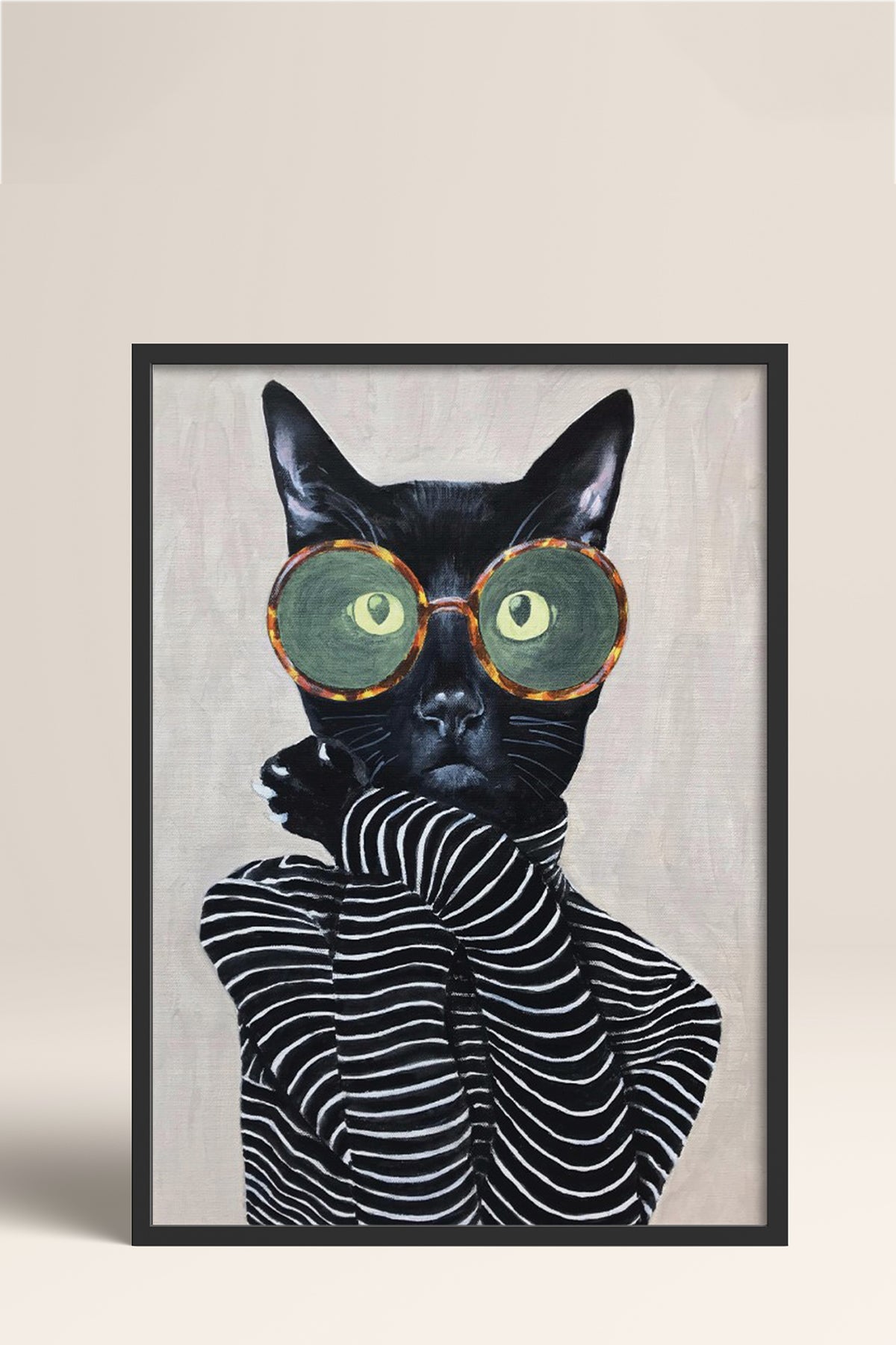 HOMEPACK Ahşap Çerçeveli Tablo Çerçeveli Poster Sanatsal Modern Duvar Dekoru BEK-8128