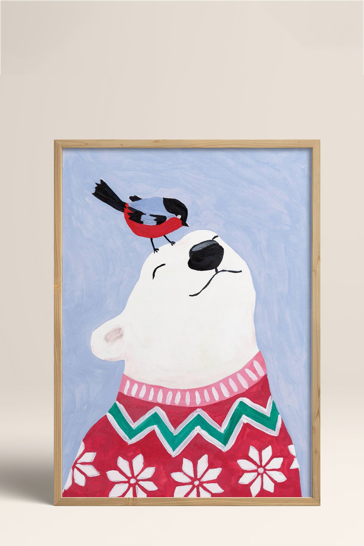 HOMEPACK Ahşap Çerçeveli Tablo Çerçeveli Poster Sanatsal Modern Duvar Dekoru BEK-8129