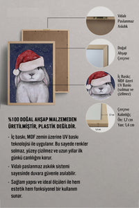 HOMEPACK Ahşap Çerçeveli Tablo Çerçeveli Poster Sanatsal Modern Duvar Dekoru BEK-8130