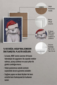 HOMEPACK Ahşap Çerçeveli Tablo Çerçeveli Poster Sanatsal Modern Duvar Dekoru BEK-8130