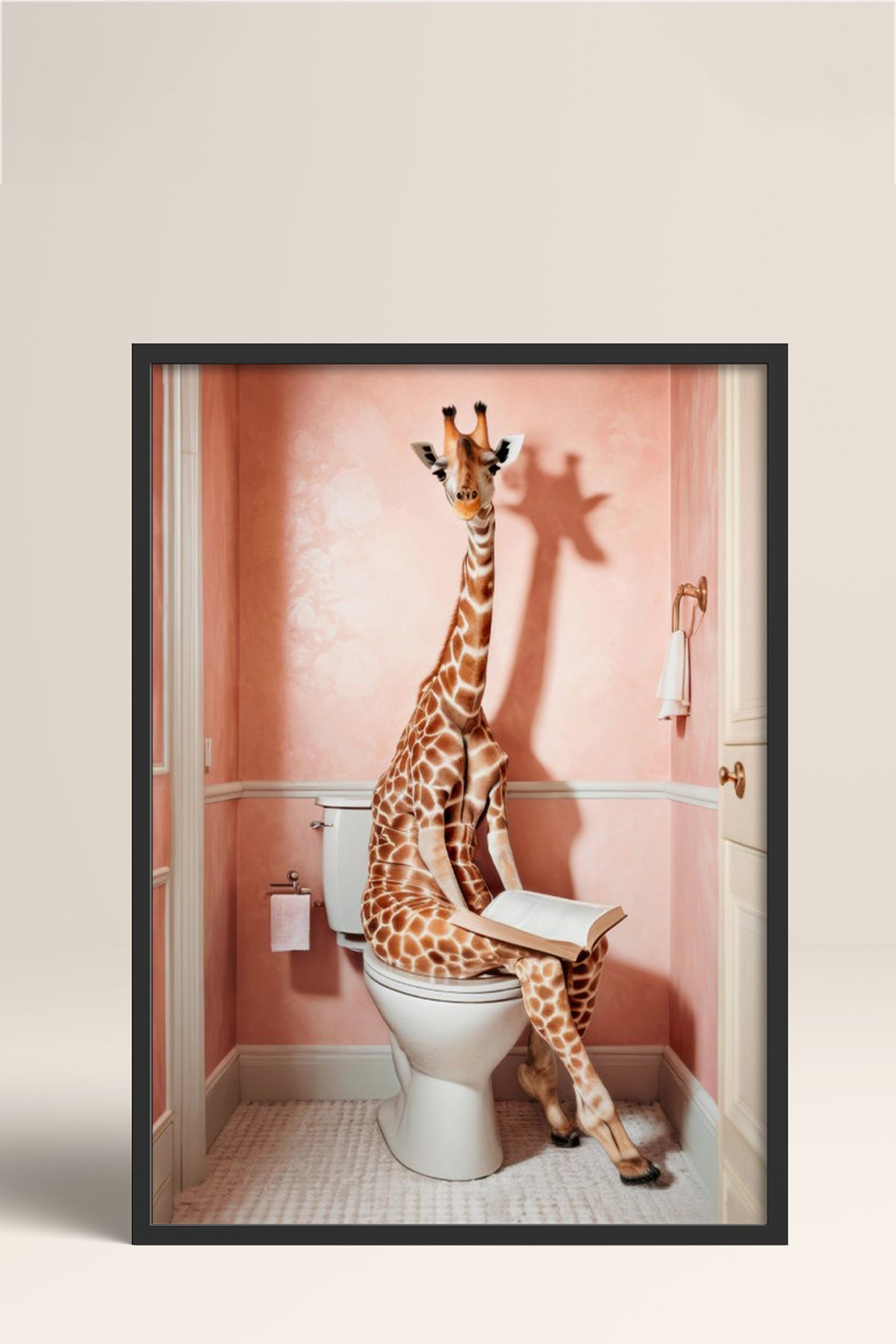 HOMEPACK Ahşap Çerçeveli Tablo Çerçeveli Poster Sanatsal Modern Duvar Dekoru BEK-8131