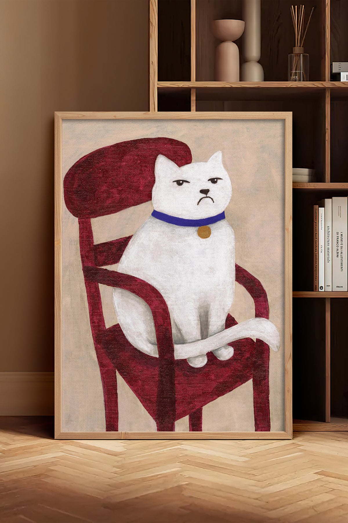 HOMEPACK Ahşap Çerçeveli Tablo Çerçeveli Poster Sanatsal Modern Duvar Dekoru BEK-8132