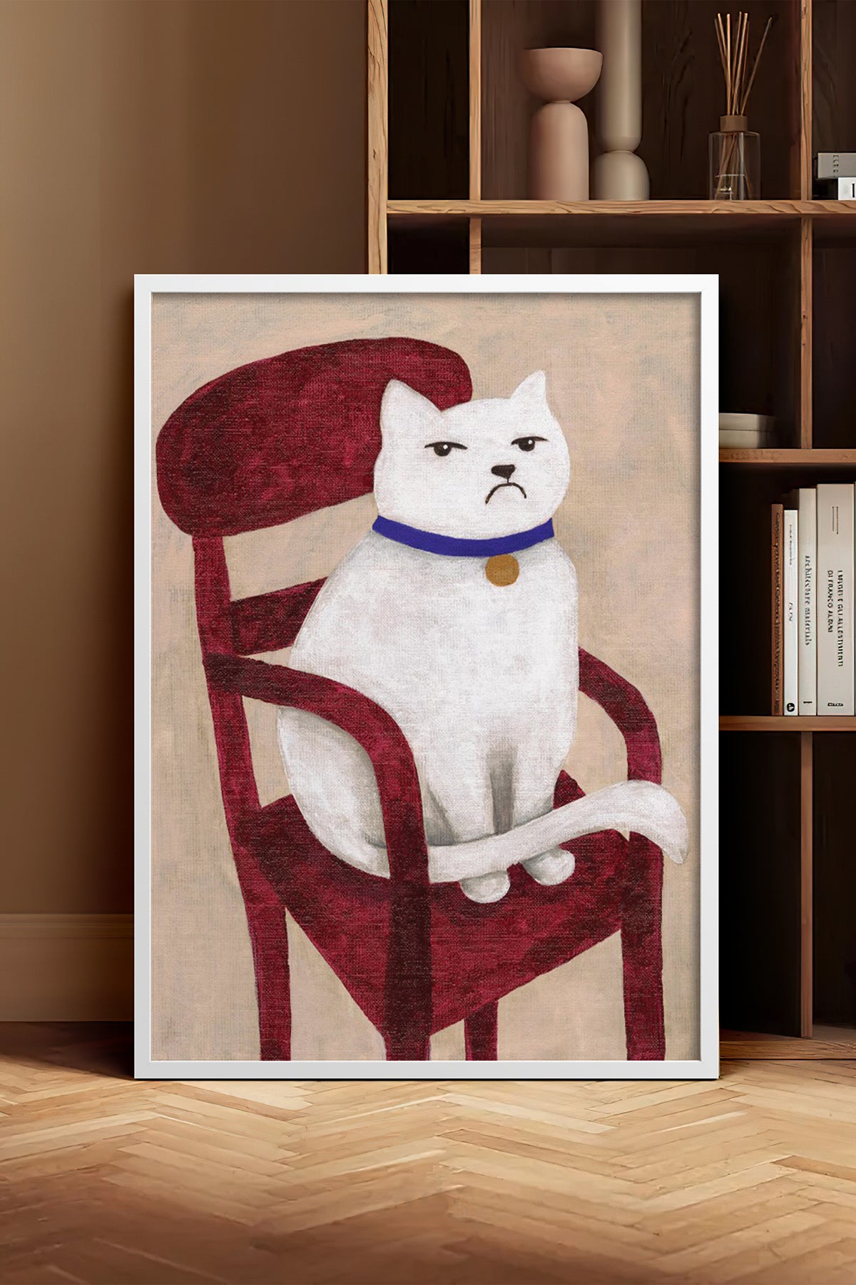 HOMEPACK Ahşap Çerçeveli Tablo Çerçeveli Poster Sanatsal Modern Duvar Dekoru BEK-8132
