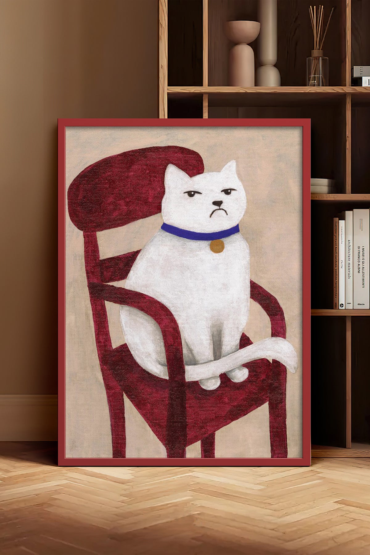 HOMEPACK Ahşap Çerçeveli Tablo Çerçeveli Poster Sanatsal Modern Duvar Dekoru BEK-8132