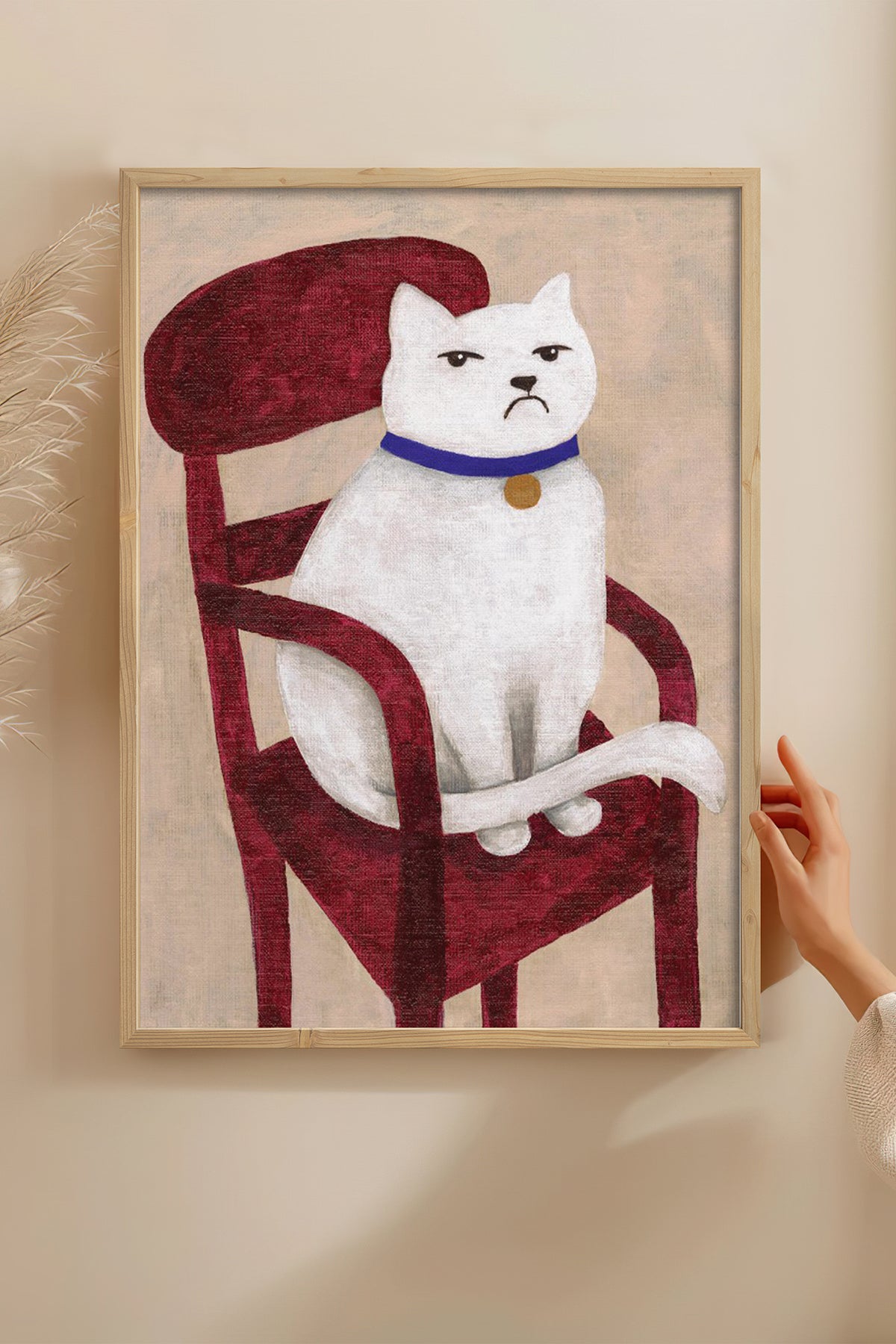 HOMEPACK Ahşap Çerçeveli Tablo Çerçeveli Poster Sanatsal Modern Duvar Dekoru BEK-8132