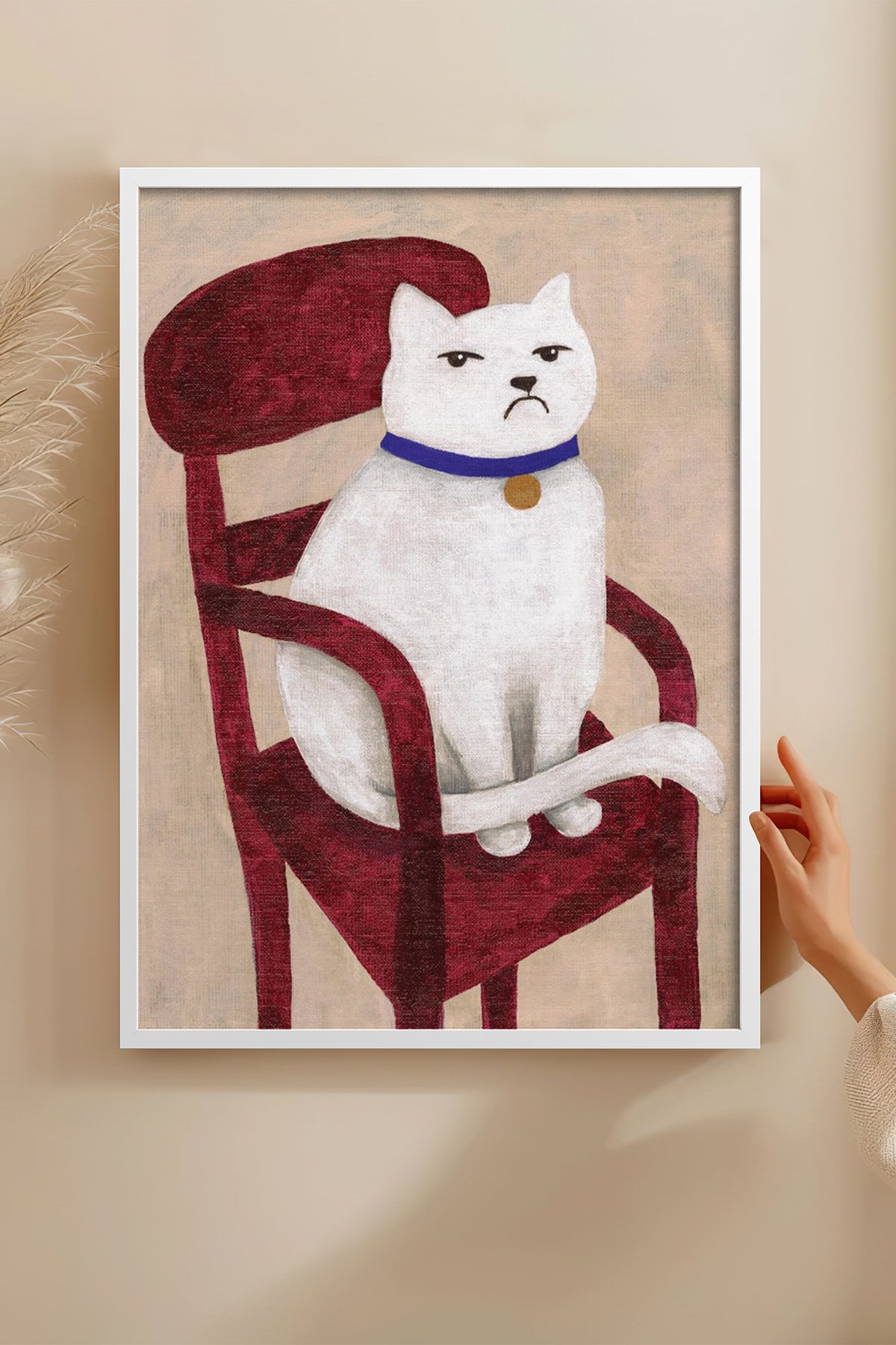 HOMEPACK Ahşap Çerçeveli Tablo Çerçeveli Poster Sanatsal Modern Duvar Dekoru BEK-8132
