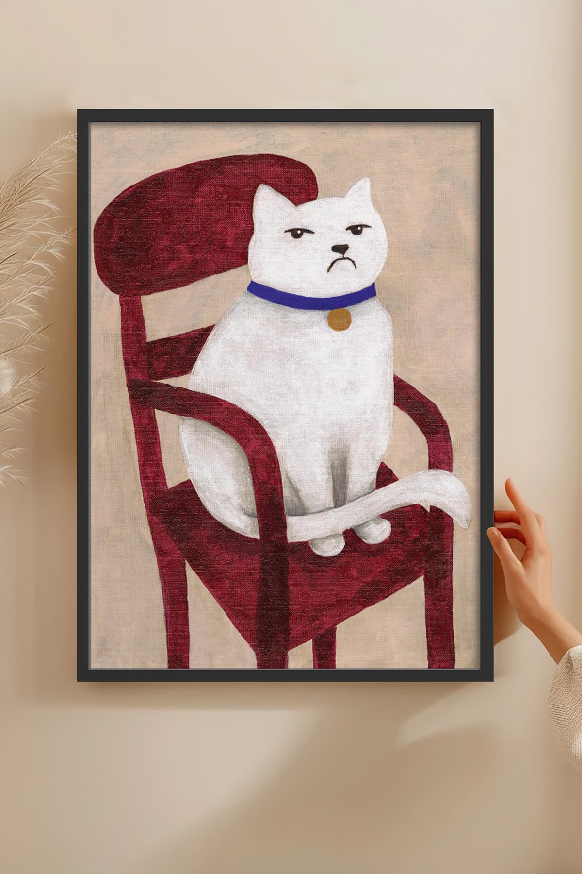 HOMEPACK Ahşap Çerçeveli Tablo Çerçeveli Poster Sanatsal Modern Duvar Dekoru BEK-8132