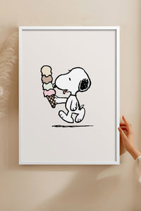 HOMEPACK Ahşap Çerçeveli Tablo Çerçeveli Poster Sanatsal Modern Duvar Dekoru BEK-8134