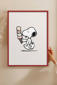 HOMEPACK Ahşap Çerçeveli Tablo Çerçeveli Poster Sanatsal Modern Duvar Dekoru BEK-8134