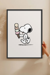 HOMEPACK Ahşap Çerçeveli Tablo Çerçeveli Poster Sanatsal Modern Duvar Dekoru BEK-8134