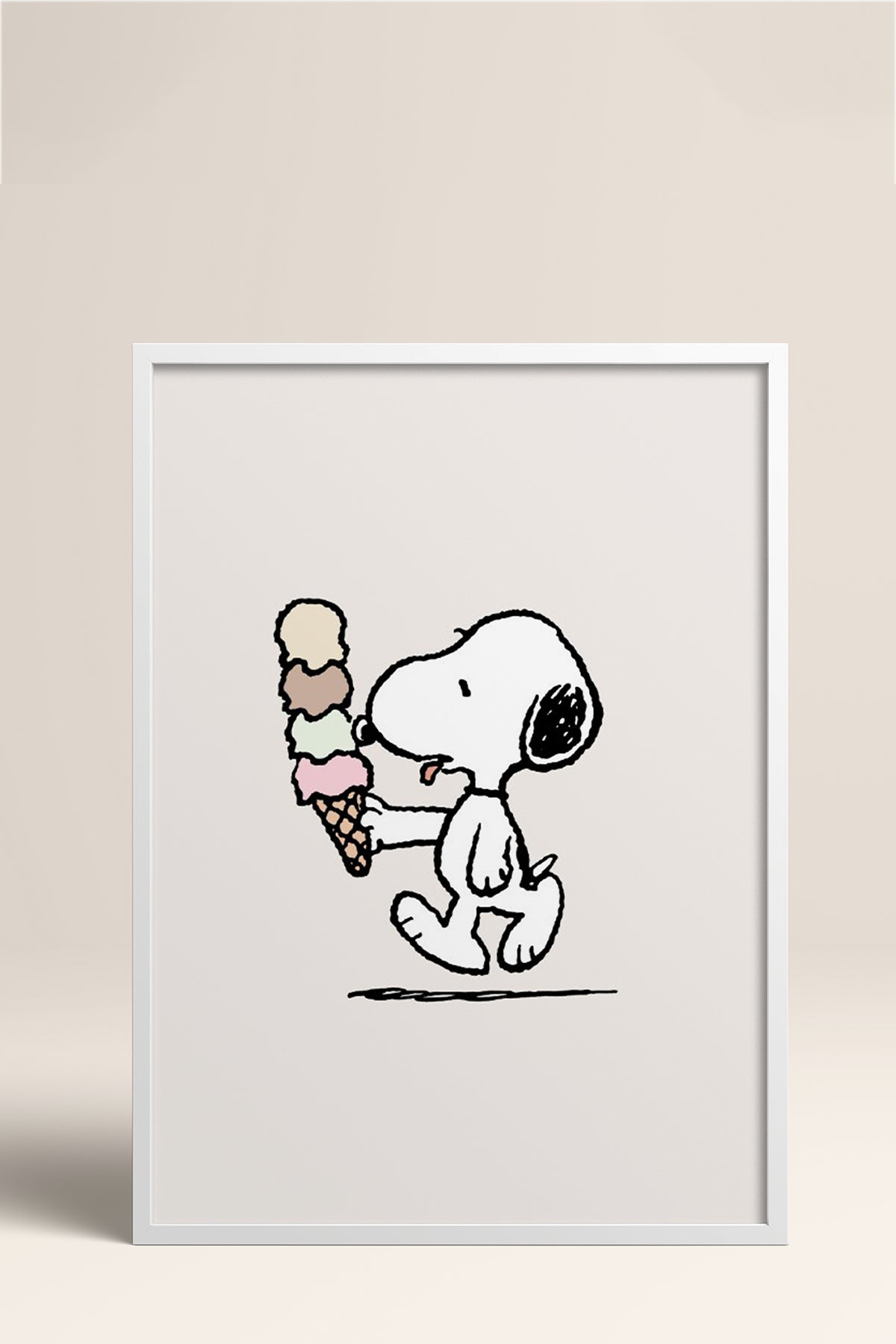 HOMEPACK Ahşap Çerçeveli Tablo Çerçeveli Poster Sanatsal Modern Duvar Dekoru BEK-8134