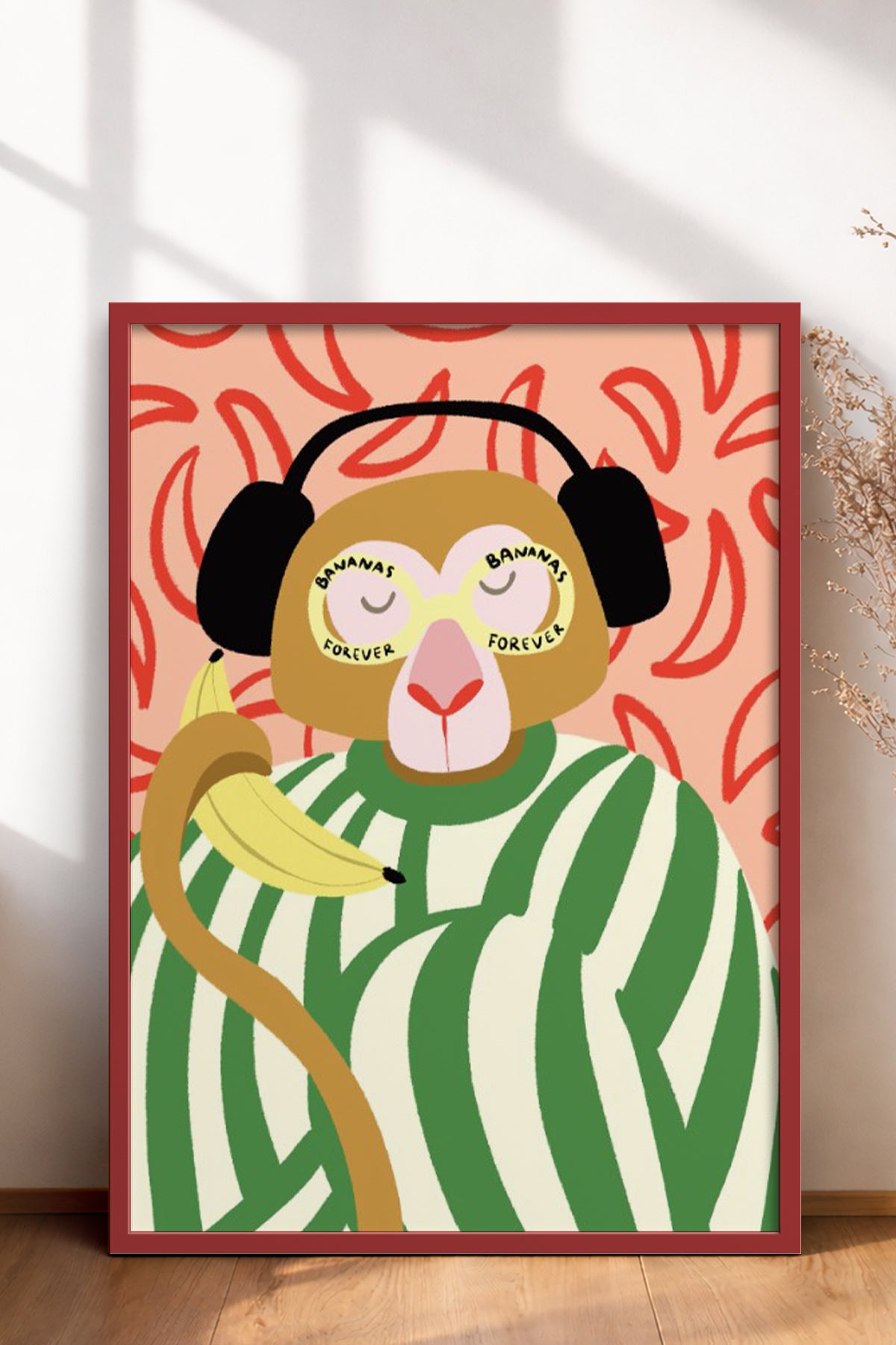 HOMEPACK Ahşap Çerçeveli Tablo Çerçeveli Poster Sanatsal Modern Duvar Dekoru BEK-8135