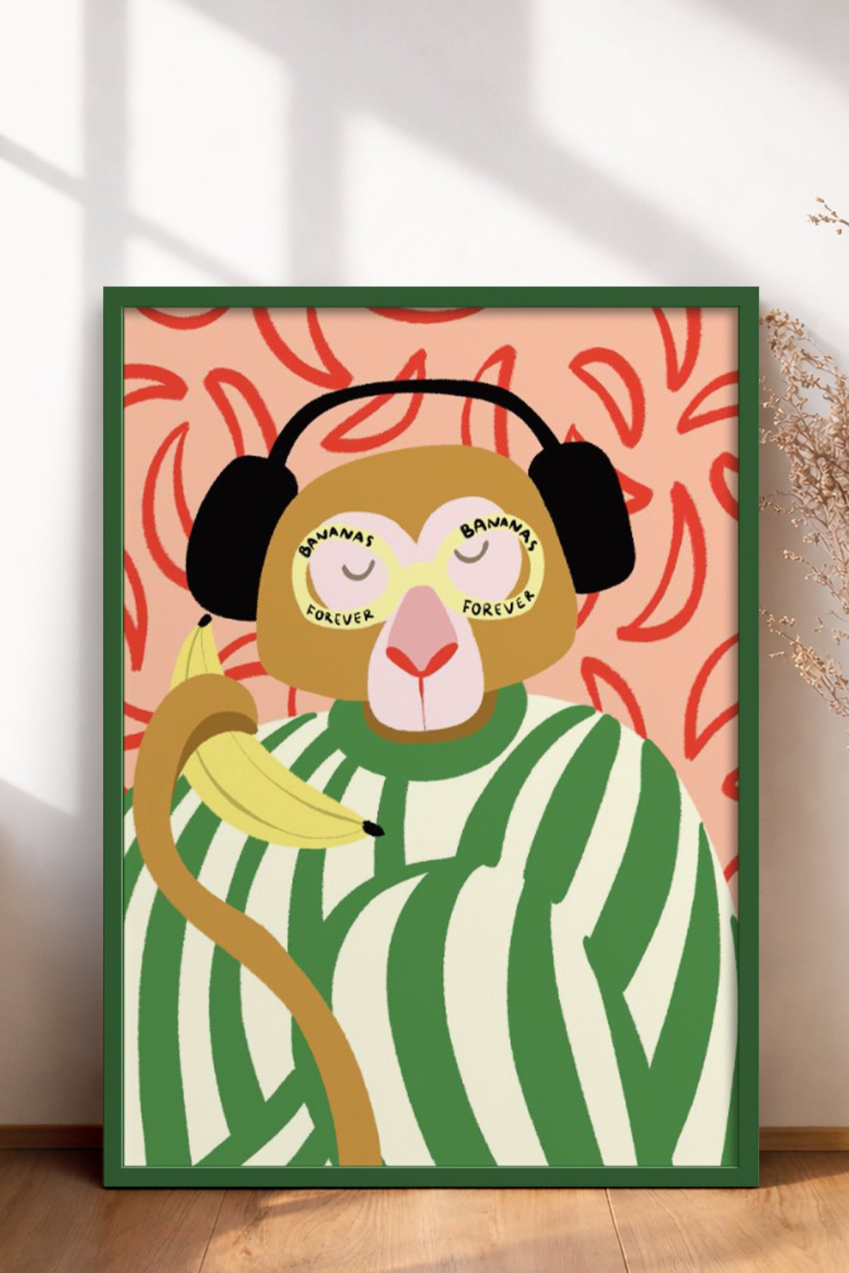 HOMEPACK Ahşap Çerçeveli Tablo Çerçeveli Poster Sanatsal Modern Duvar Dekoru BEK-8135