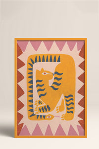 HOMEPACK Ahşap Çerçeveli Tablo Çerçeveli Poster Sanatsal Modern Duvar Dekoru BEK-8136