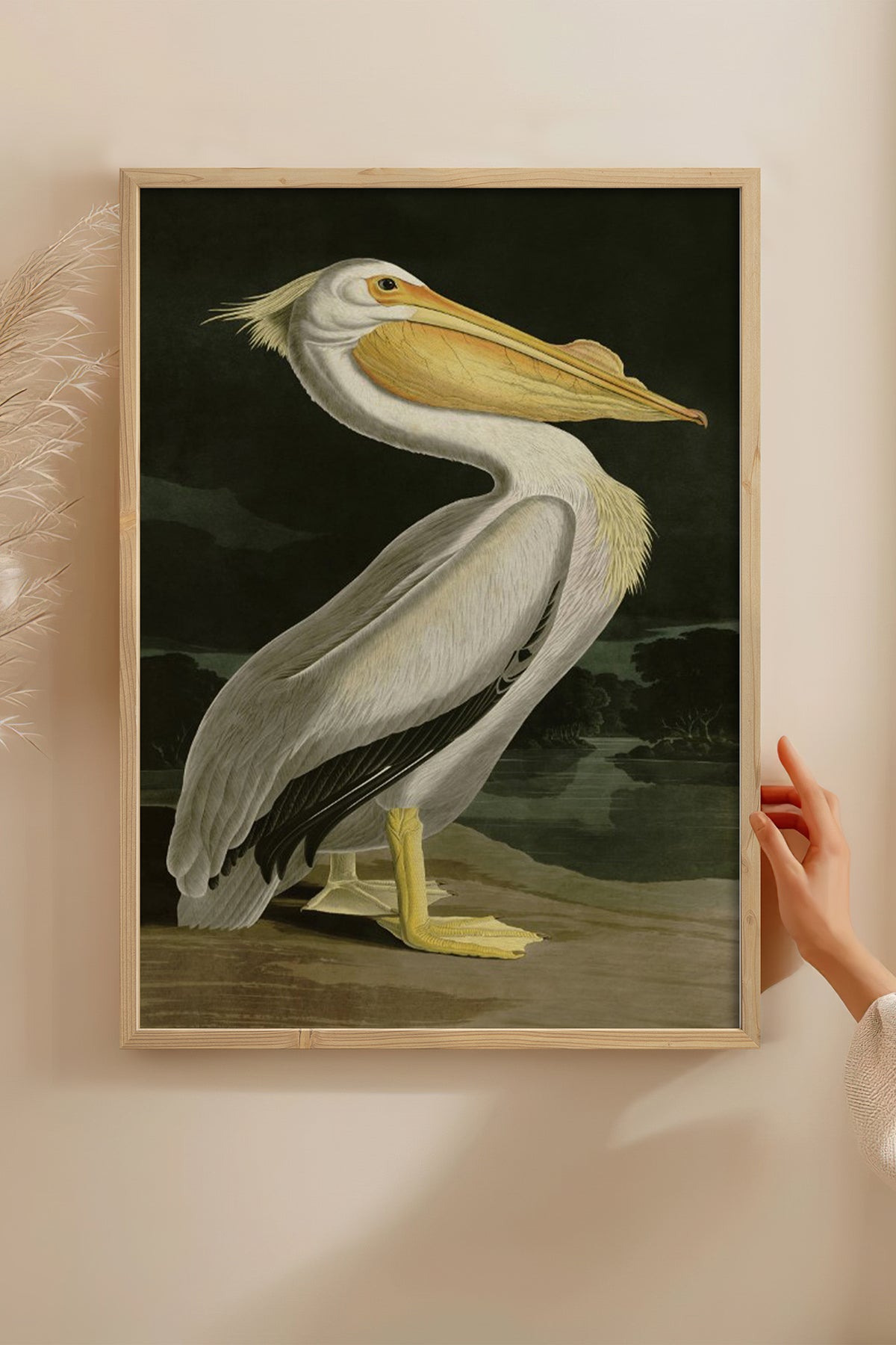 HOMEPACK Ahşap Çerçeveli Tablo Çerçeveli Poster Sanatsal Modern Duvar Dekoru BEK-8137