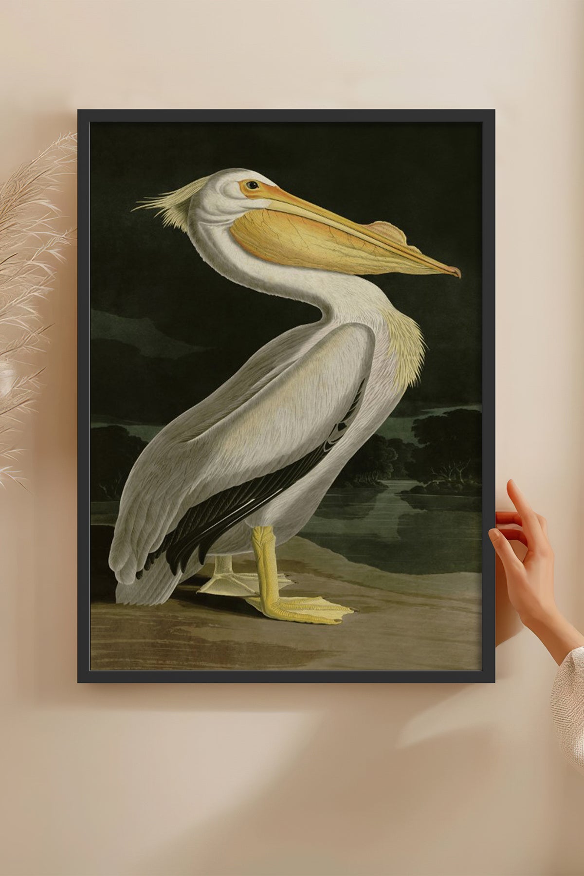HOMEPACK Ahşap Çerçeveli Tablo Çerçeveli Poster Sanatsal Modern Duvar Dekoru BEK-8137