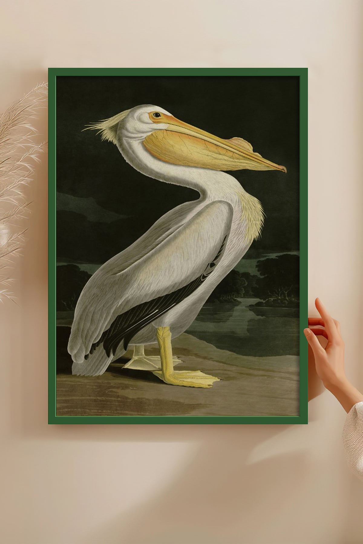 HOMEPACK Ahşap Çerçeveli Tablo Çerçeveli Poster Sanatsal Modern Duvar Dekoru BEK-8137