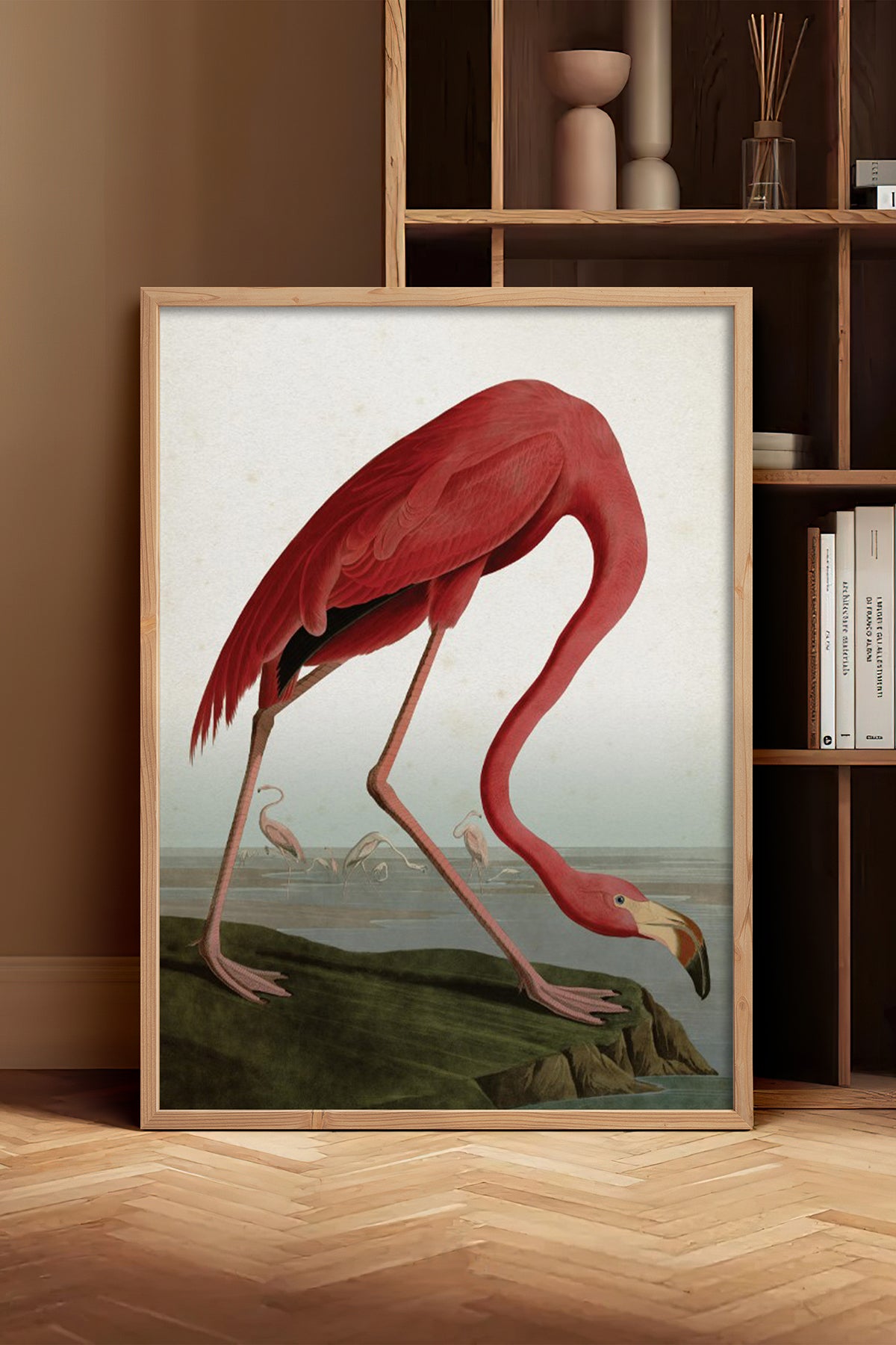 HOMEPACK Ahşap Çerçeveli Tablo Çerçeveli Poster Sanatsal Modern Duvar Dekoru BEK-8138