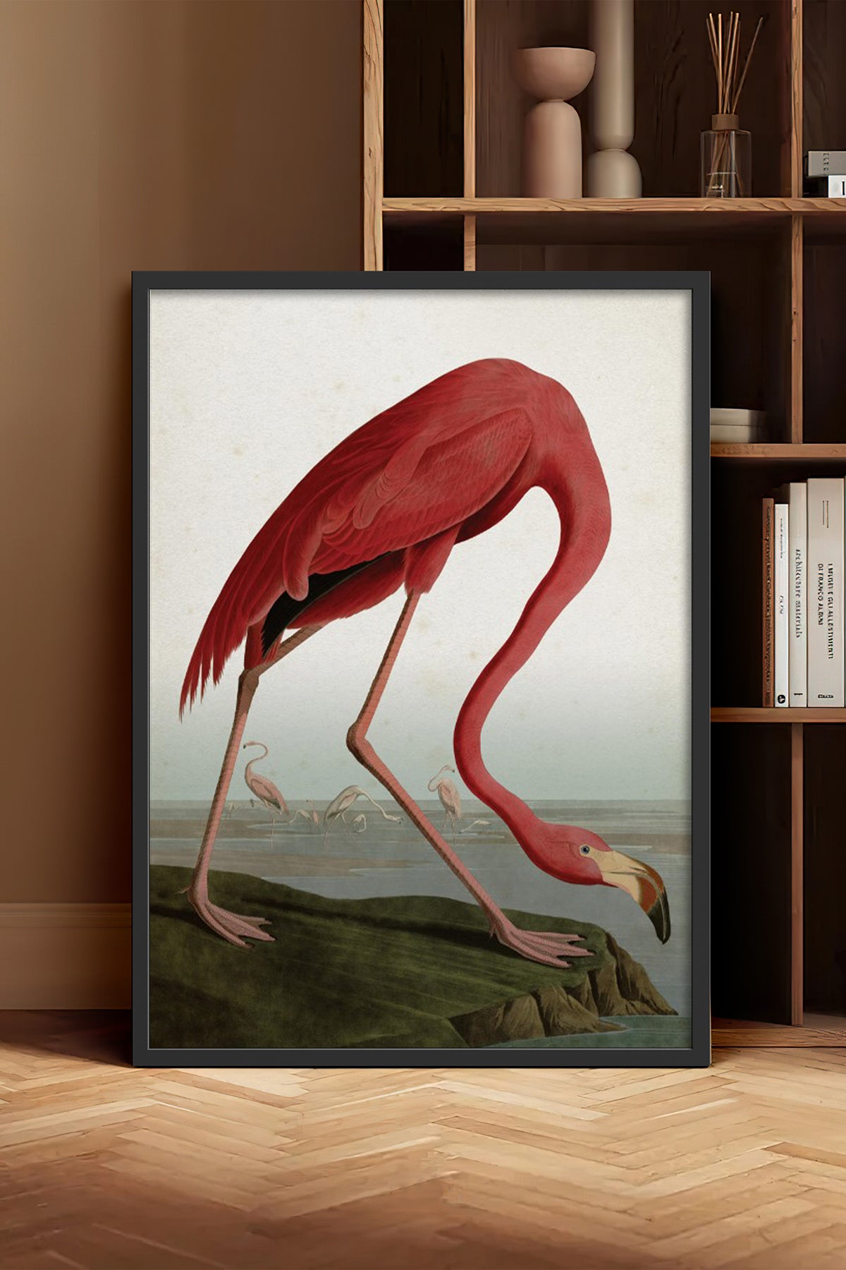 HOMEPACK Ahşap Çerçeveli Tablo Çerçeveli Poster Sanatsal Modern Duvar Dekoru BEK-8138