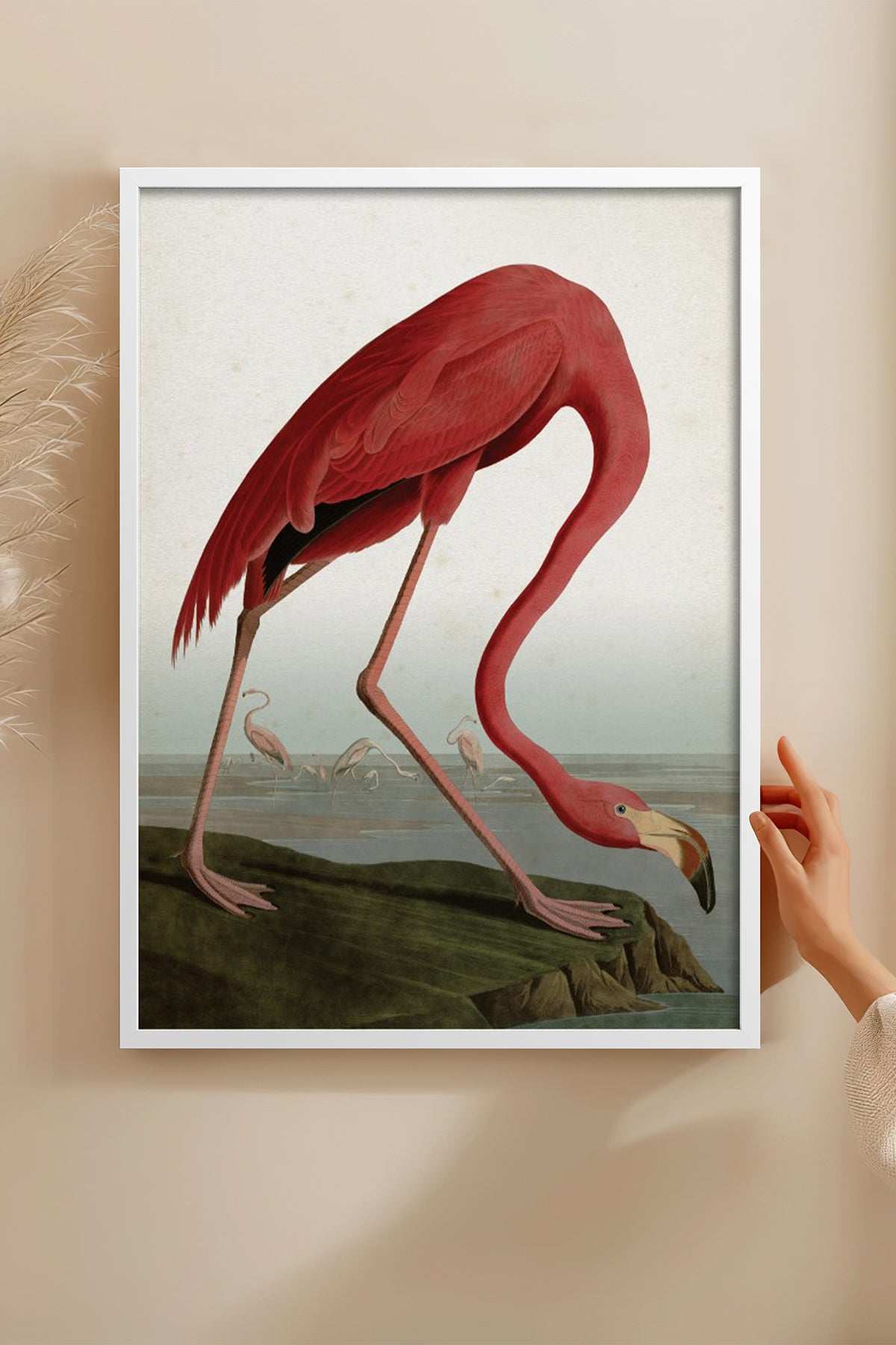 HOMEPACK Ahşap Çerçeveli Tablo Çerçeveli Poster Sanatsal Modern Duvar Dekoru BEK-8138