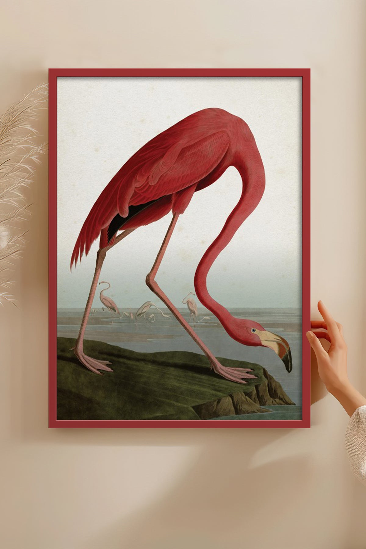 HOMEPACK Ahşap Çerçeveli Tablo Çerçeveli Poster Sanatsal Modern Duvar Dekoru BEK-8138