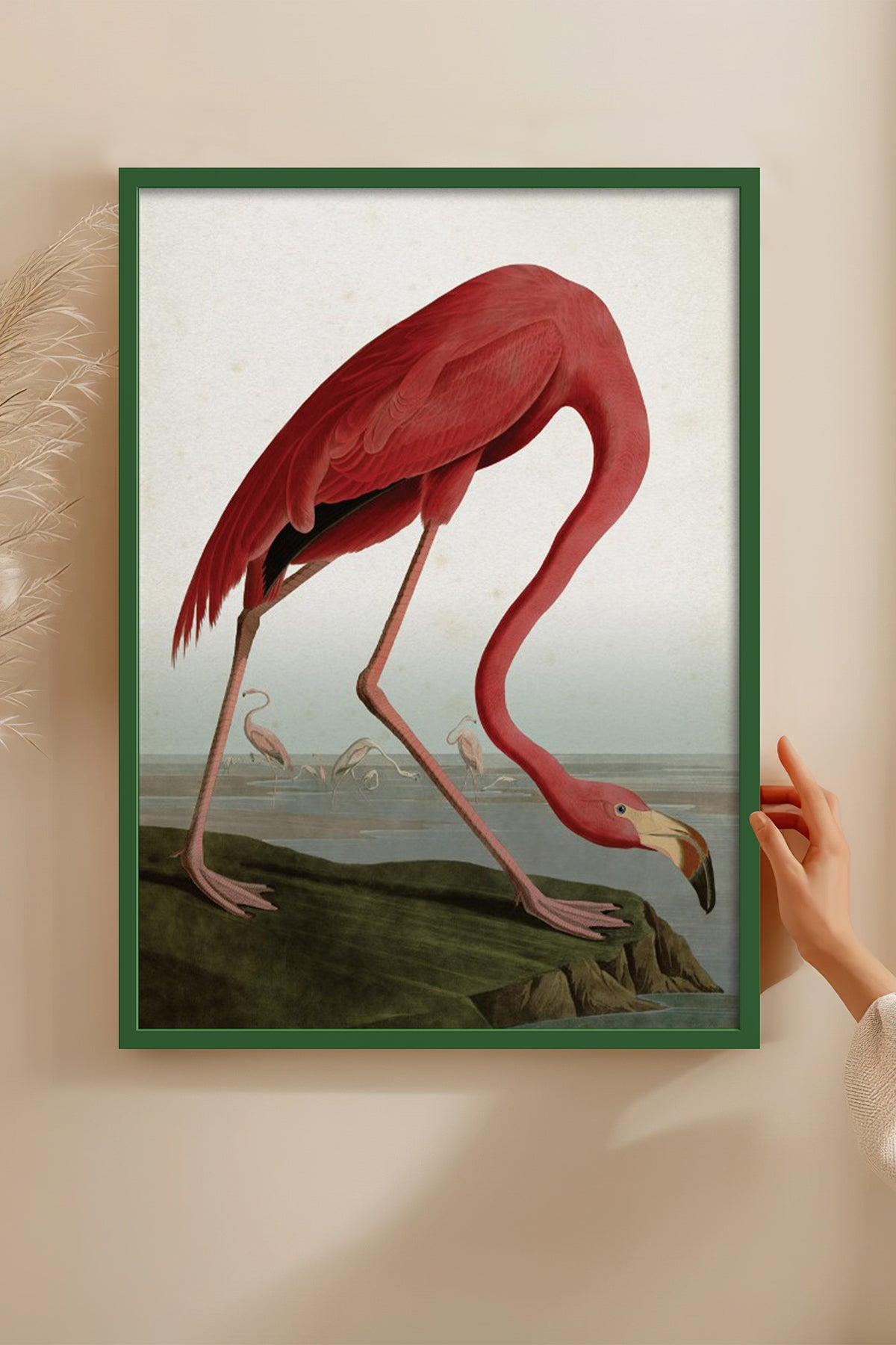 HOMEPACK Ahşap Çerçeveli Tablo Çerçeveli Poster Sanatsal Modern Duvar Dekoru BEK-8138