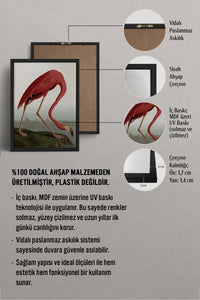 HOMEPACK Ahşap Çerçeveli Tablo Çerçeveli Poster Sanatsal Modern Duvar Dekoru BEK-8138
