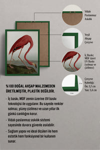 HOMEPACK Ahşap Çerçeveli Tablo Çerçeveli Poster Sanatsal Modern Duvar Dekoru BEK-8138