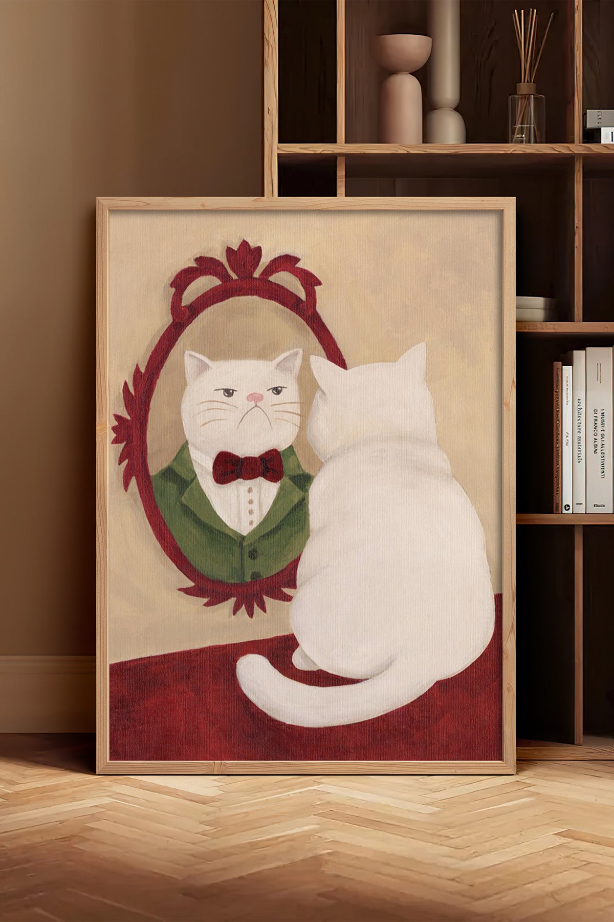 HOMEPACK Ahşap Çerçeveli Tablo Çerçeveli Poster Sanatsal Modern Duvar Dekoru BEK-8139