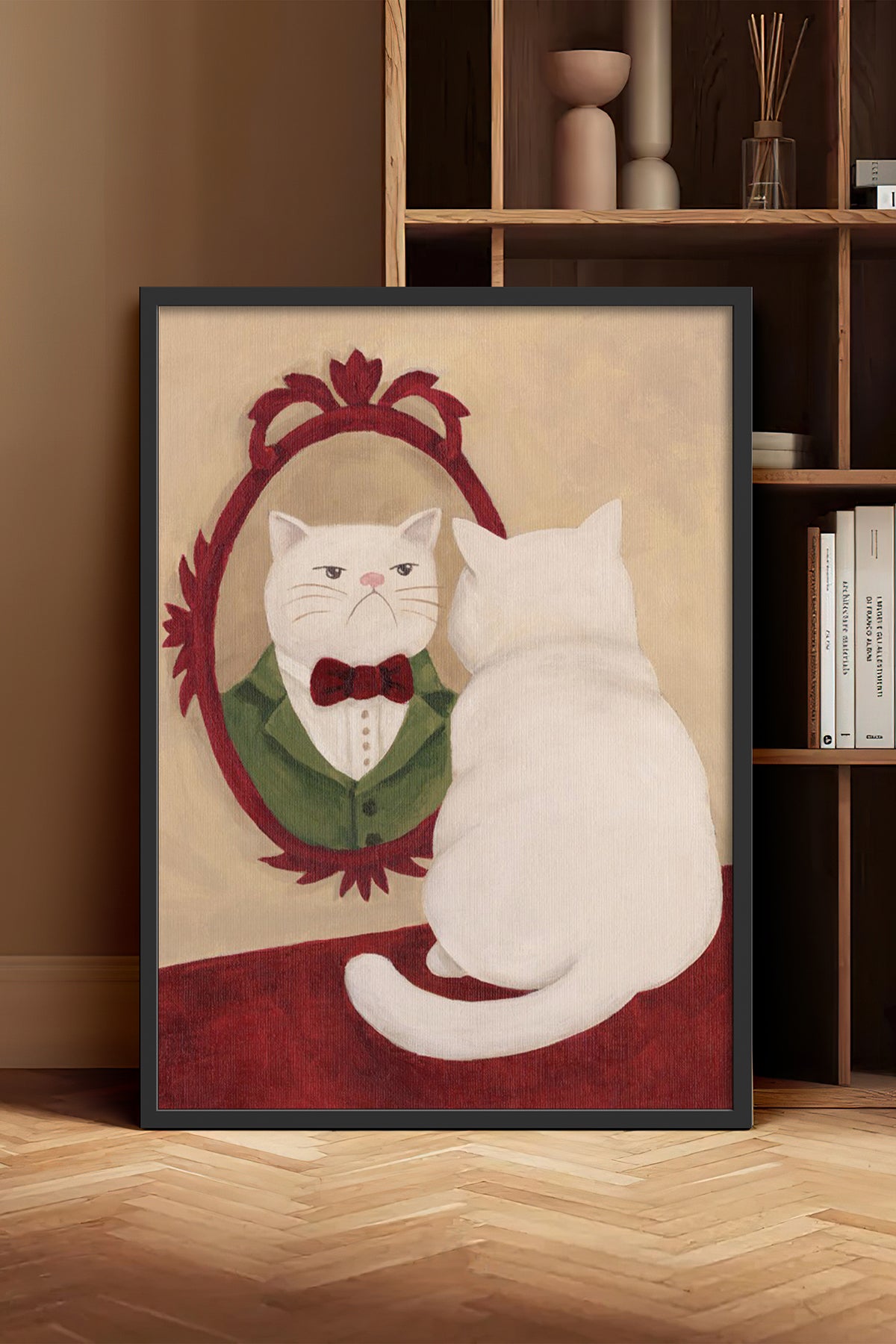 HOMEPACK Ahşap Çerçeveli Tablo Çerçeveli Poster Sanatsal Modern Duvar Dekoru BEK-8139