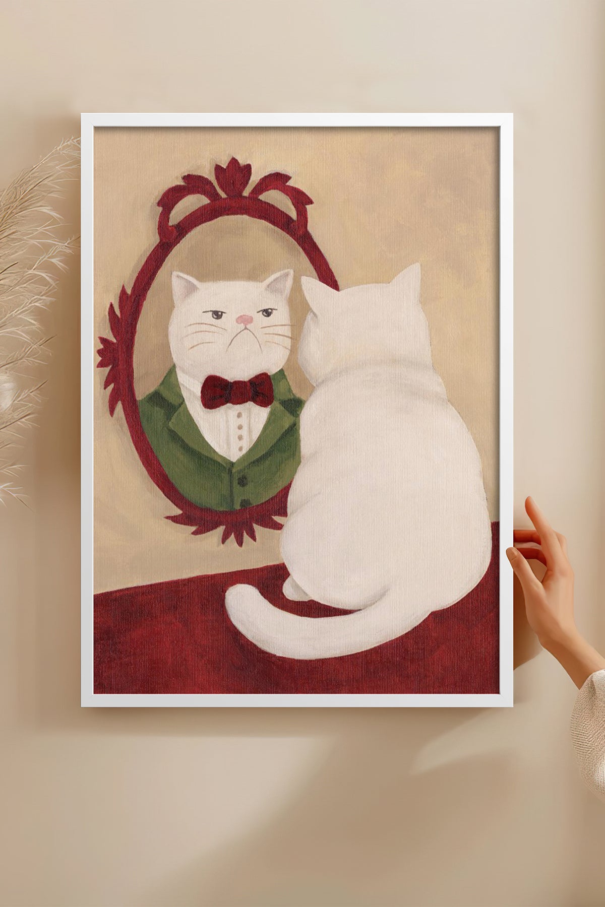 HOMEPACK Ahşap Çerçeveli Tablo Çerçeveli Poster Sanatsal Modern Duvar Dekoru BEK-8139