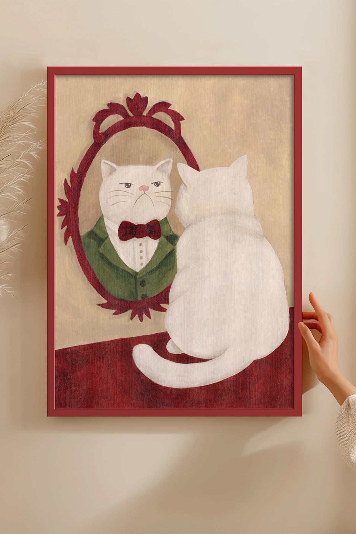 HOMEPACK Ahşap Çerçeveli Tablo Çerçeveli Poster Sanatsal Modern Duvar Dekoru BEK-8139
