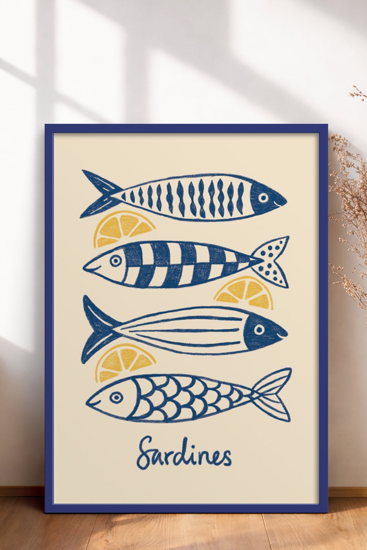 HOMEPACK Ahşap Çerçeveli Tablo Çerçeveli Poster Sanatsal Modern Duvar Dekoru BEK-8141
