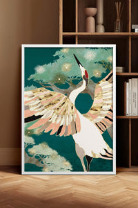 HOMEPACK Ahşap Çerçeveli Tablo Çerçeveli Poster Sanatsal Modern Duvar Dekoru BEK-8142