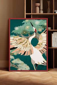 HOMEPACK Ahşap Çerçeveli Tablo Çerçeveli Poster Sanatsal Modern Duvar Dekoru BEK-8142